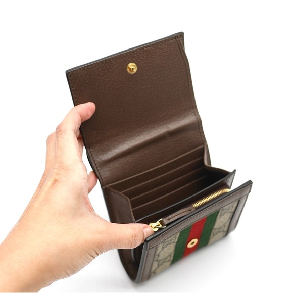 🍓GUCCI Ophidia Sherryline Small Wallet - Picture 9 of 16